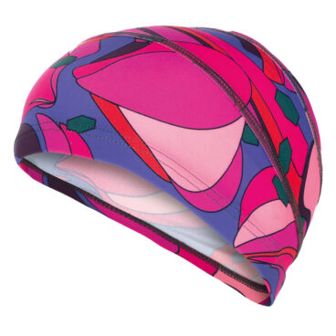 bonnet de bain tissu sport pink